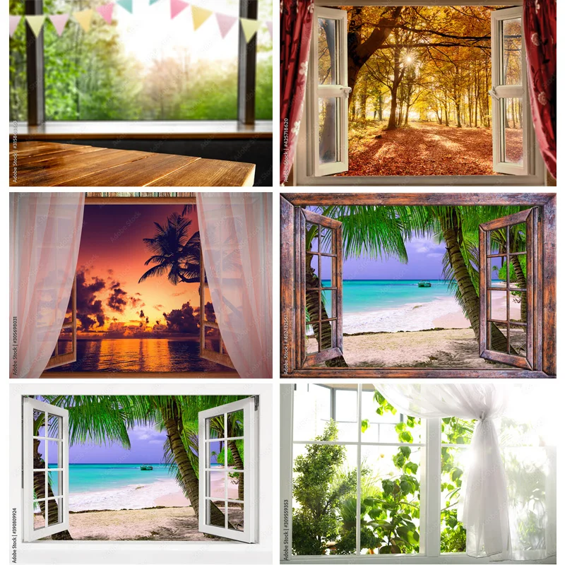 SHUOZHIKE Natural Scenery Outside The Window Photography Backgrounds Props Flower Tree Landscape Portrait Photo Backdrops CH-05
SHUOZHIKE Natural Scenery Outside The Window Photography Backgrounds Props Flower Tree Landscape Portrait Photo Backdrops CH-05