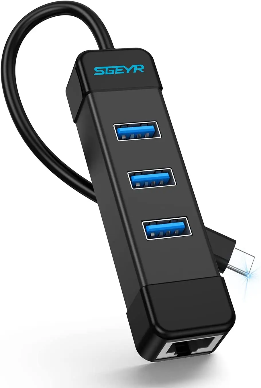 USB C to Ethernet Adapter,SGEYR 4 in 1 out USB C Hub with RJ45 Gigabit Ethernet Support Windows,OS, Surface Pro,Linux
USB C to Ethernet Adapter,SGEYR 4 in 1 out USB C Hub with RJ45 Gigabit Ethernet Support Windows,OS, Surface Pro,Linux