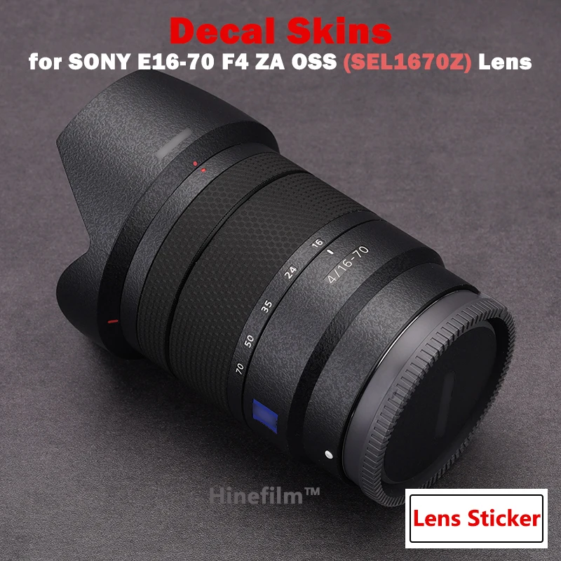 E 16-70 F4 Lens Skin Premium Decal Skin for Sony E16-70mm F4 ZA OSS Lens Protector Sticker Anti-scratch Cover Film
E 16-70 F4 Lens Skin Premium Decal Skin for Sony E16-70mm F4 ZA OSS Lens Protector Sticker Anti-scratch Cover Film