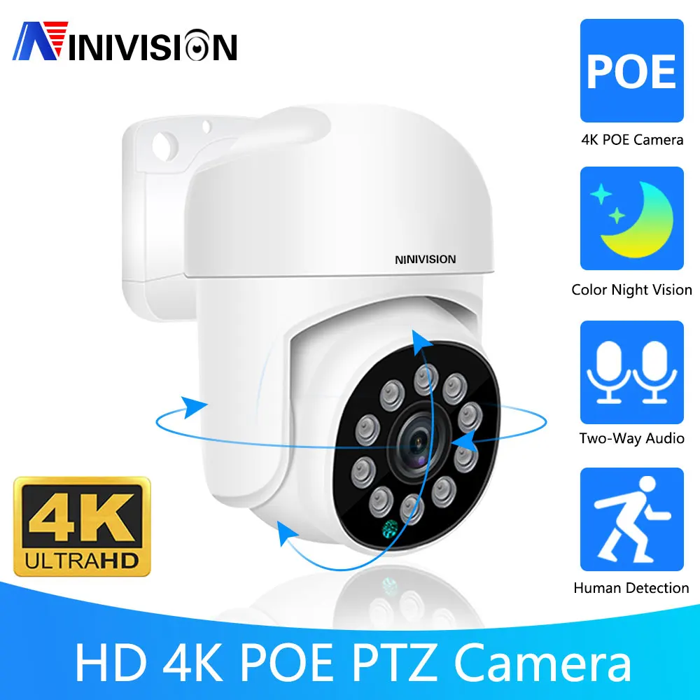 8MP XMEYE POE Surveillance Smart Auto Tracking Two Way Audio Color Night Vision POE PTZ Outdoor Video CCTV Security Camera P2P
8MP XMEYE POE Surveillance Smart Auto Tracking Two Way Audio Color Night Vision POE PTZ Outdoor Video CCTV Security Camera P2P