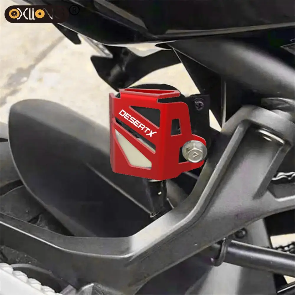 For Ducati Desert X DesertX 2022 2023 DESERT-X Motor Rear Brake Pump Fluid Tank Oil Cup Reservoir Guard Cover Protector CNC
For Ducati Desert X DesertX 2022 2023 DESERT-X Motor Rear Brake Pump Fluid Tank Oil Cup Reservoir Guard Cover Protector CNC