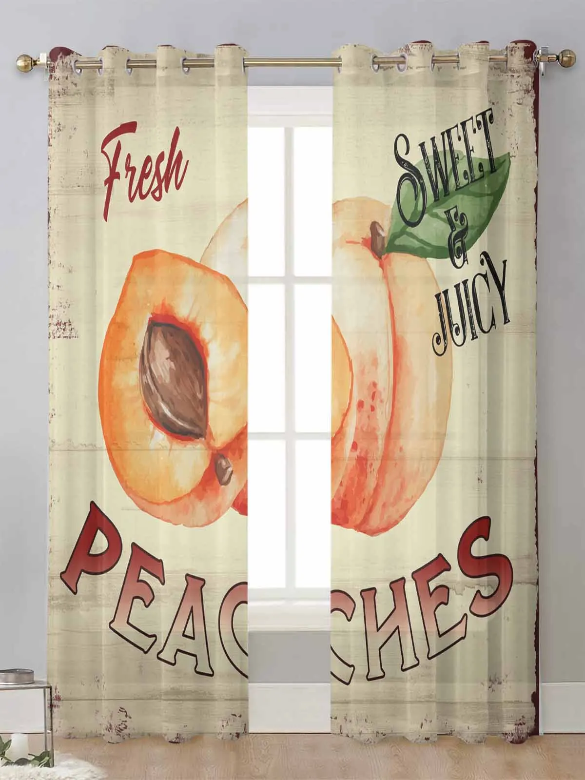 Peach Vintage Wood Grain Retro Sheer Curtains For Living Room Window Transparent Voile Tulle Curtain Cortinas Drapes Home Decor
Peach Vintage Wood Grain Retro Sheer Curtains For Living Room Window Transparent Voile Tulle Curtain Cortinas Drapes Home Decor