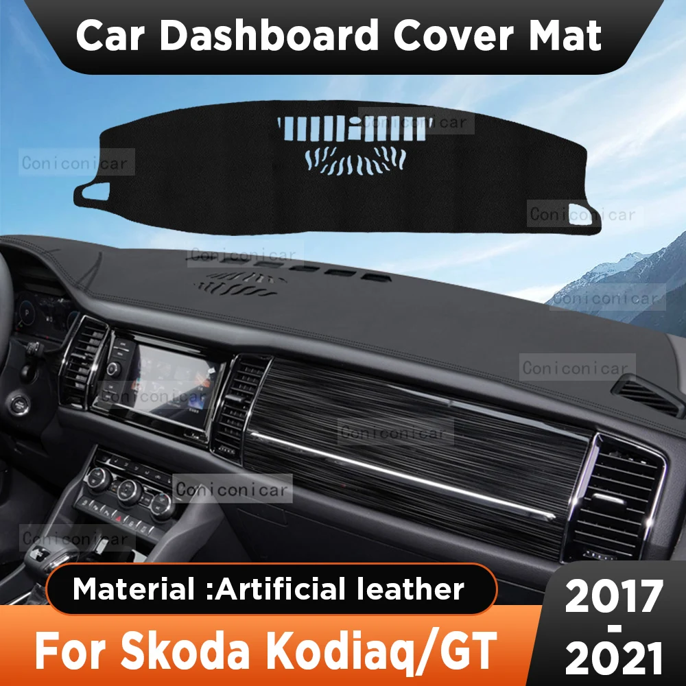 Car Dashboard Sun Shade Cover Instrument Desk Non-slip Artificial Leather Pad Mat For Skoda KODIAQ GT 2017-2021 Accessories
Car Dashboard Sun Shade Cover Instrument Desk Non-slip Artificial Leather Pad Mat For Skoda KODIAQ GT 2017-2021 Accessories