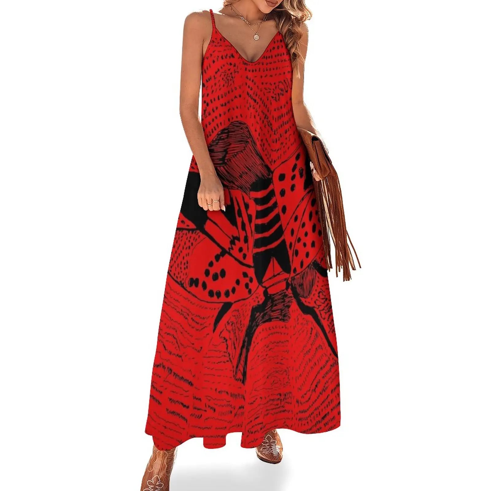 

Boonie Groove Spotted Lanternfly Design Sleeveless Dress long sleeve dresses summer dress woman 2024