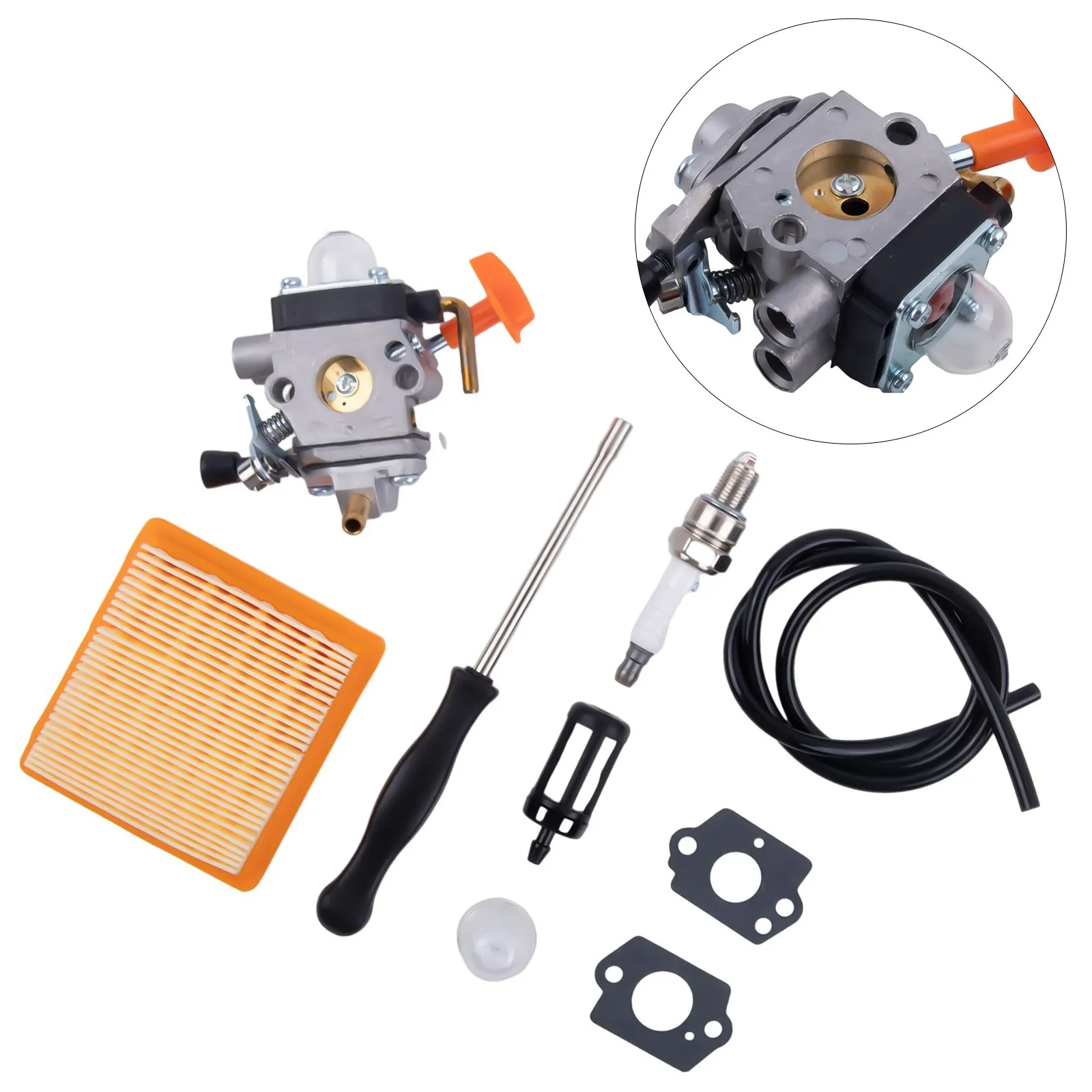 1set Carburetor For Stihl FS91R FC91 FS111 FC111 KM91R KM111R HT102 Trimmer Lawn Edger Brushcutter Garden Power Tools Parts
1set Carburetor For Stihl FS91R FC91 FS111 FC111 KM91R KM111R HT102 Trimmer Lawn Edger Brushcutter Garden Power Tools Parts