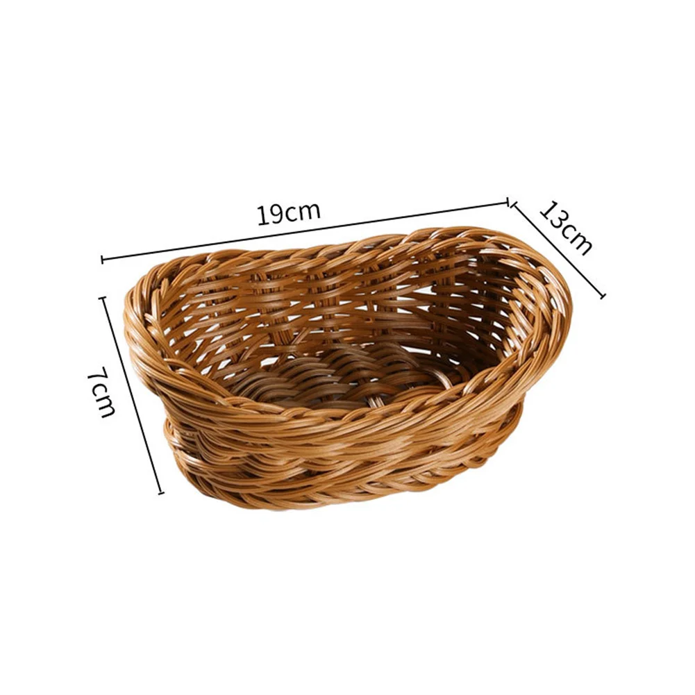 1PCS S/M/L Polypropylene Fibers Bread Tray Serving Storage Display Basket For Baguettes Pastries Fruit Vegetables Keys Wallet
1PCS S/M/L Polypropylene Fibers Bread Tray Serving Storage Display Basket For Baguettes Pastries Fruit Vegetables Keys Wallet