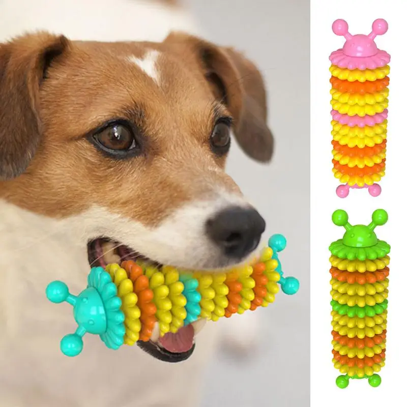 

Interactive Caterpillar Shape Pet Toys Durable Dog Toys Dog Enrichment Toy Pet Chew Toys For Heavy Chewers Aggressive Chewers