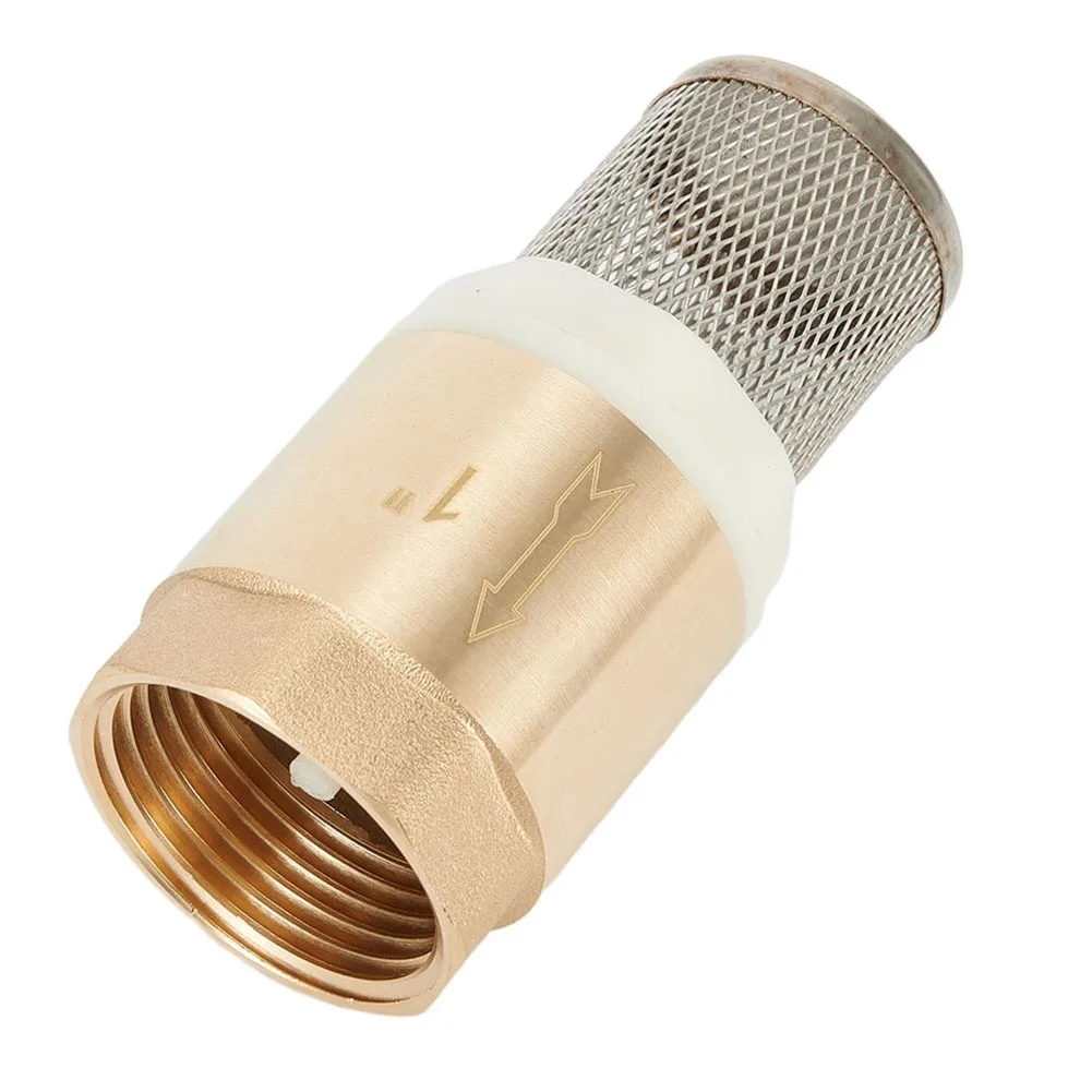 Brass Foot Valve DN25 With Check Valve Stainless Steel Basket Suction Basket Thread Foot Valve Home Improvement Hardware
Brass Foot Valve DN25 With Check Valve Stainless Steel Basket Suction Basket Thread Foot Valve Home Improvement Hardware
