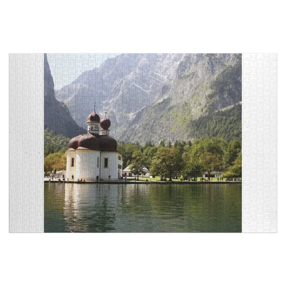 

Lake Konigsee - Berchtesgaden Germany Jigsaw Puzzle Diorama Accessories Custom Jigsaw Wooden Decor Paintings Puzzle