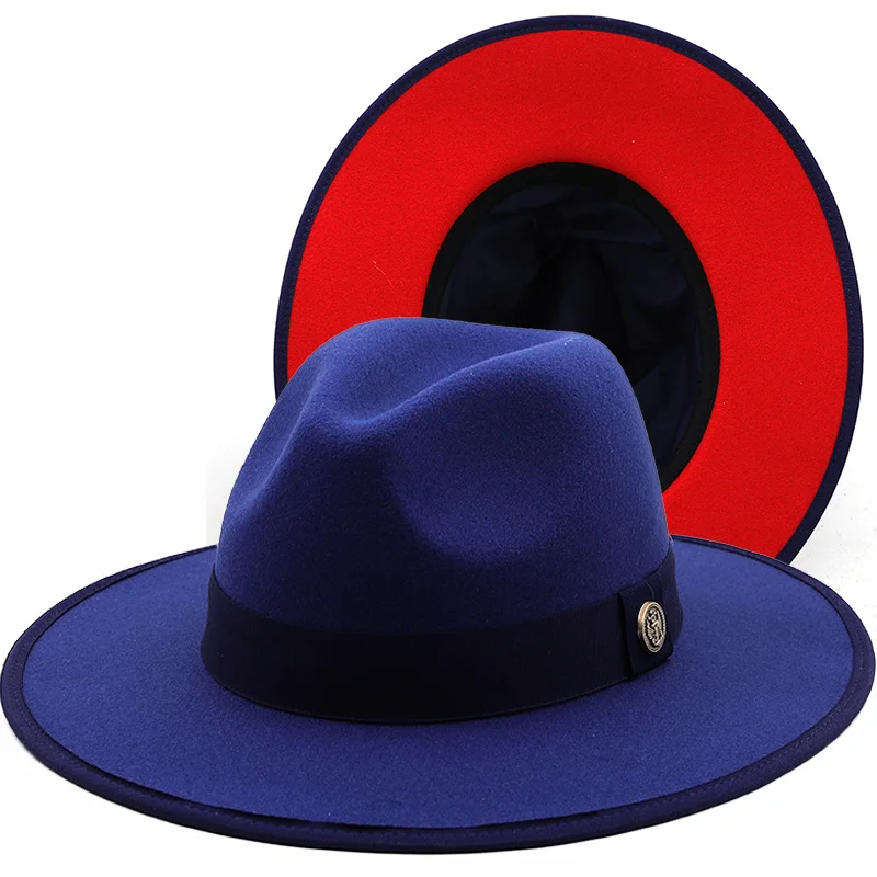 

Fedora Hat Women Wool Felt Vintage Church Ladies Hat Unisex Wide Brim Panama Party Cowboy Cap Jazz Gentleman Wedding Hat For Man