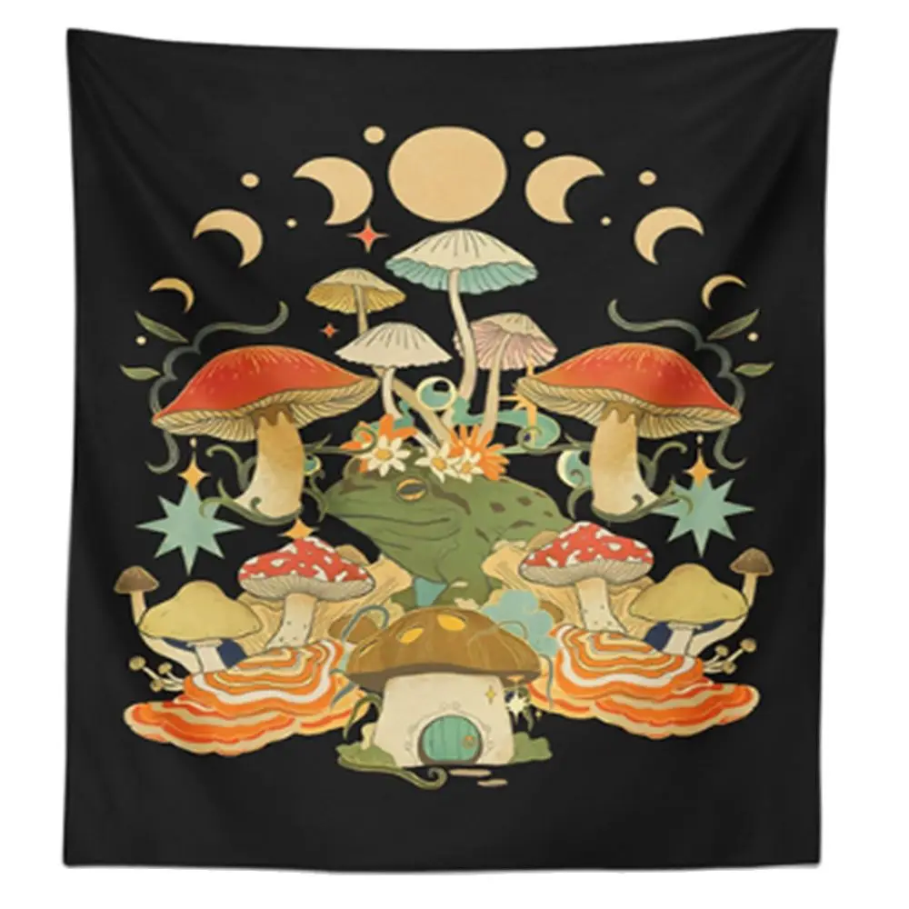 Mushroom Home Decoration Tapestry Room Decoration Frog Pattern Restaurant Bedroom Carpet Aesthetic Room Decor
Mushroom Home Decoration Tapestry Room Decoration Frog Pattern Restaurant Bedroom Carpet Aesthetic Room Decor