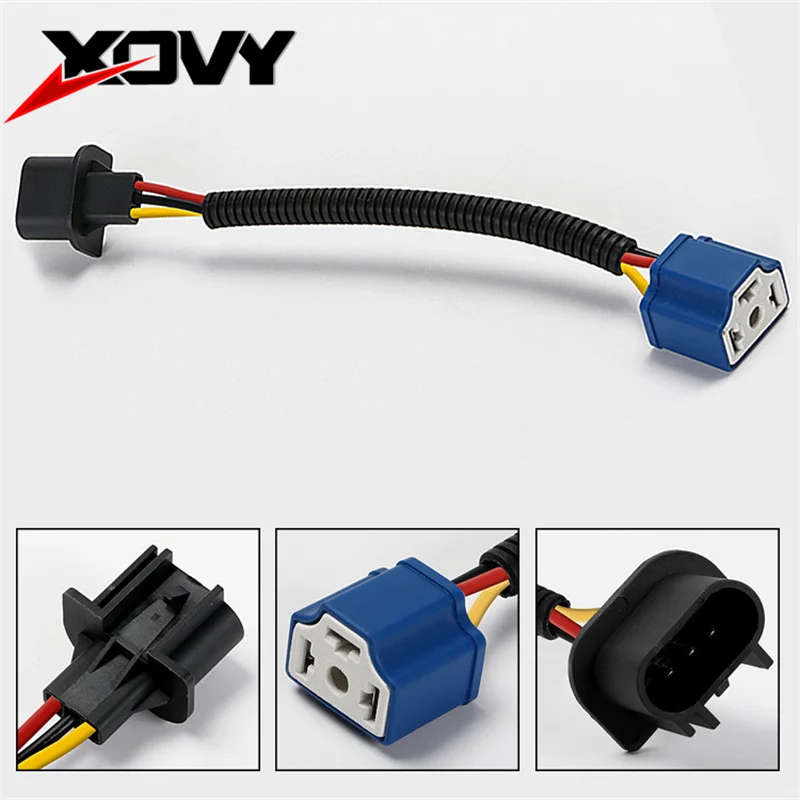 

Wire Adapter Cable Car Modification Accessories Wrangler H13 To H4 Lamp Holder Connection Wrangler Off-Road Vehicle Forklift