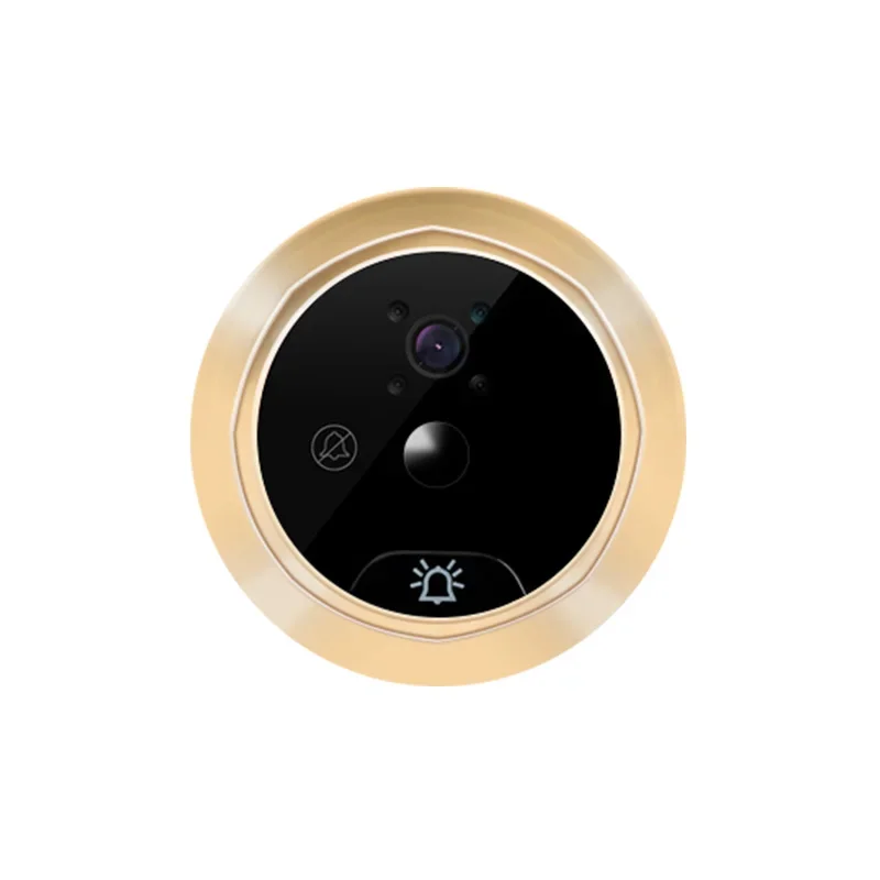 

Q10 Home Security Doorbell 3.7V 1800MA Lithium Battery 4.3 inches display Smart Electronic Peephole Door Viewer Detection