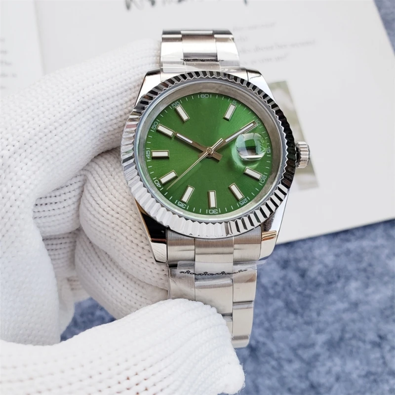 2023 Men's High Quality Automatic Mechanical 40mm Stainless Steel 904L Green Luminous Calendar Top Watch
2023 Men's High Quality Automatic Mechanical 40mm Stainless Steel 904L Green Luminous Calendar Top Watch