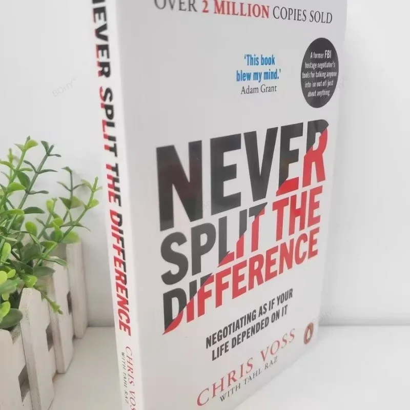 

Never Split The Difference By Chris Voss Negotiating As If Your Life Depended on It Paperback Book in English
