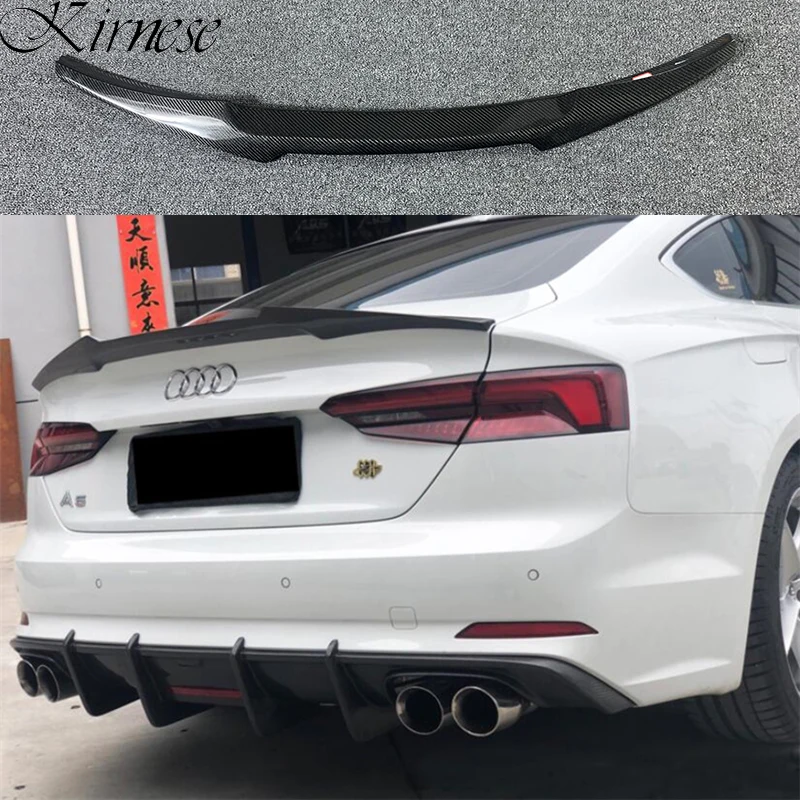 M4 STYLE REAL CARBON FIBER REAR TAIL WING TRUNK LIP SPOILER FOR Audi A5 S5 SLINE RS5 B9 2017 2018 2019 2020
M4 STYLE REAL CARBON FIBER REAR TAIL WING TRUNK LIP SPOILER FOR Audi A5 S5 SLINE RS5 B9 2017 2018 2019 2020