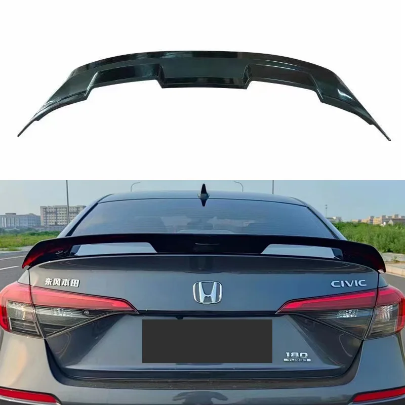 

For The 2022 11th Generation Civic Modified Tail Wing American Version GT Rear Spoiler Without Punching Fixed Wing