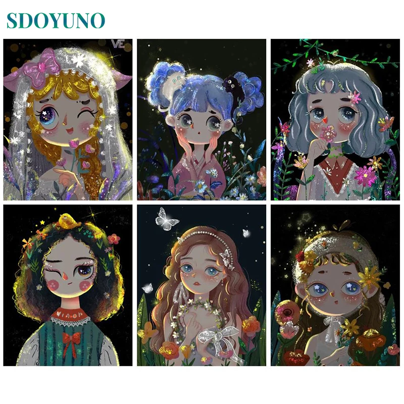 SDOYUNO Series Gril DIY Hand-Painted Originality Wall Art Gift Oil Painting Home Furnishing Decoration Painting By Numbers Fr
SDOYUNO Series Gril DIY Hand-Painted Originality Wall Art Gift Oil Painting Home Furnishing Decoration Painting By Numbers Fr