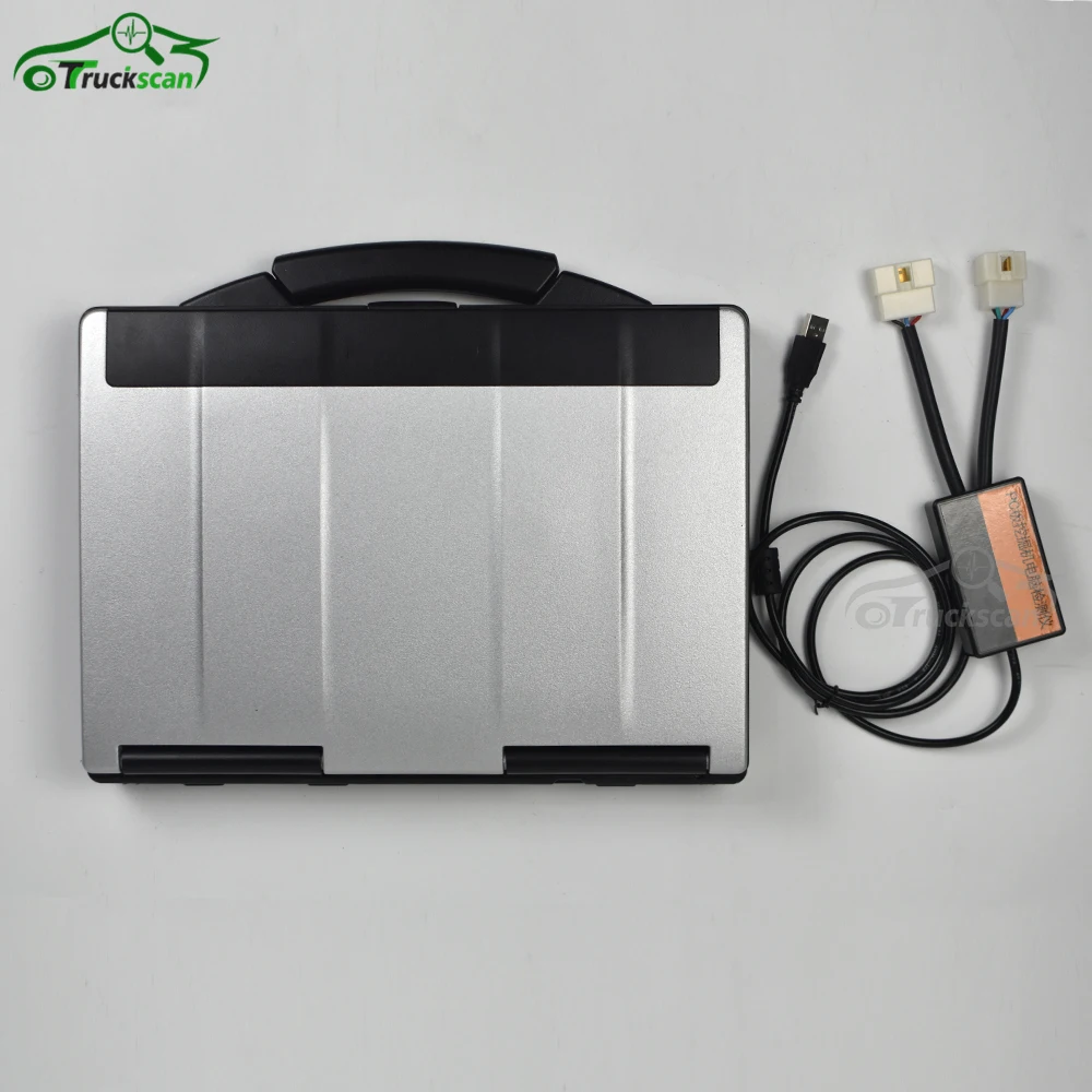 2023 Heavy Duty Diagnostic Truck Tool For Hitachi Excavator 4Pin and 6Pin Cable + CF19/CF52 Laptop 
2023 Heavy Duty Diagnostic Truck Tool For Hitachi Excavator 4Pin and 6Pin Cable + CF19/CF52 Laptop