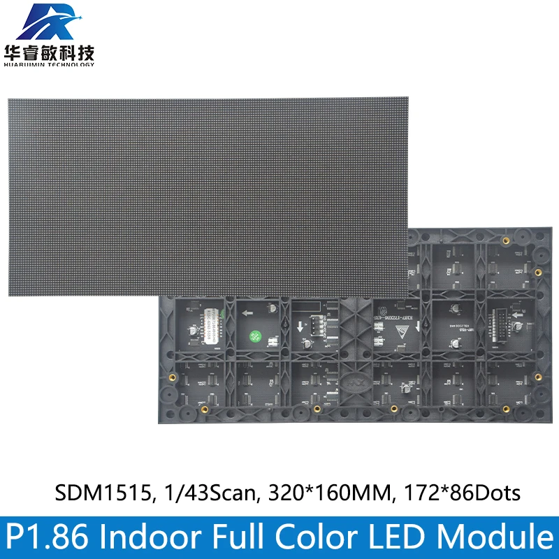 Indoor Small Pitch P1.86 LED Light RGB Module High Pixel Screen Full Color Advertising Indoor Matrix Wall Display Panel
Indoor Small Pitch P1.86 LED Light RGB Module High Pixel Screen Full Color Advertising Indoor Matrix Wall Display Panel
