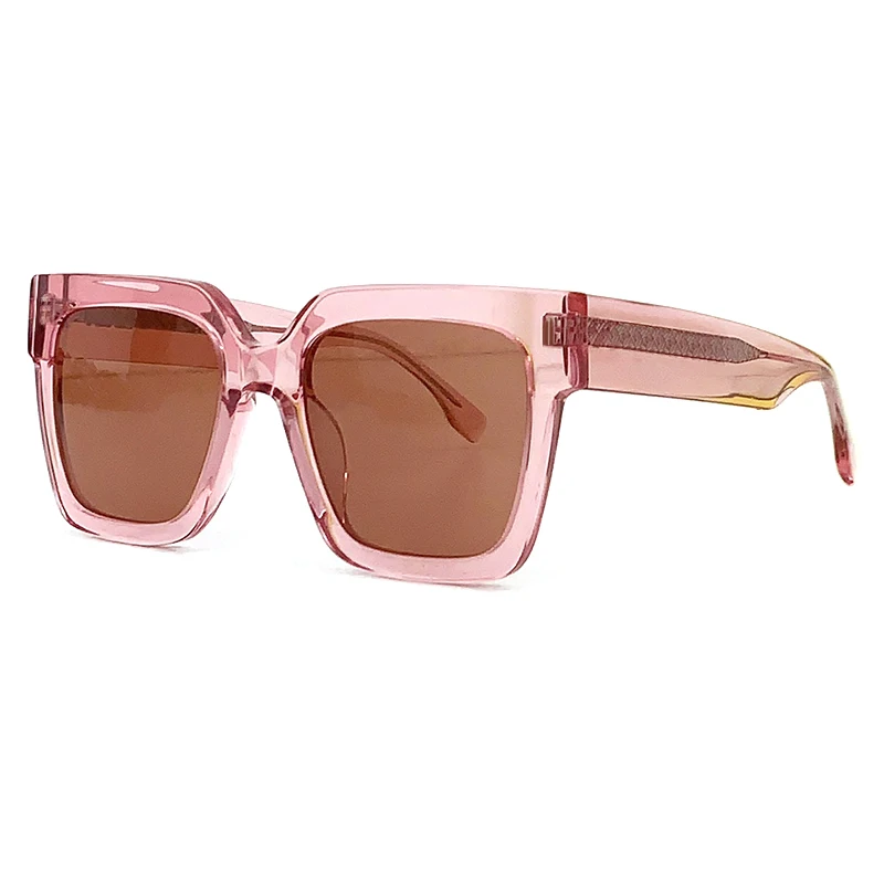 

Fashion Brand Luxury Sunglasses For Women Popular Acetate Young Girl Shades Square Sun Glasses Oculos De Sol Masculino