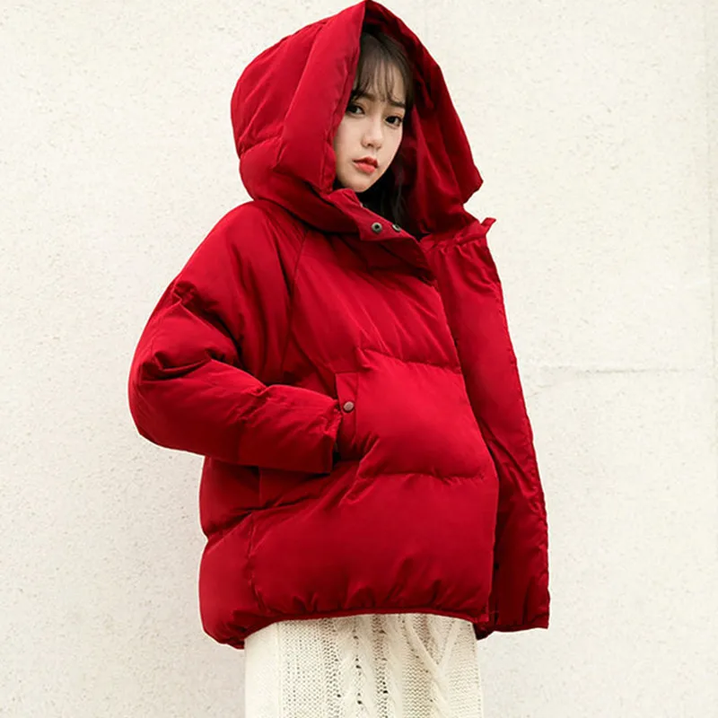 Cotton Padded Jacket Winter Hooded Parkas Woman Warm Down Jacket Plus size Female Coat Thicken Solid Student Casual Snow Outwear
Cotton Padded Jacket Winter Hooded Parkas Woman Warm Down Jacket Plus size Female Coat Thicken Solid Student Casual Snow Outwear