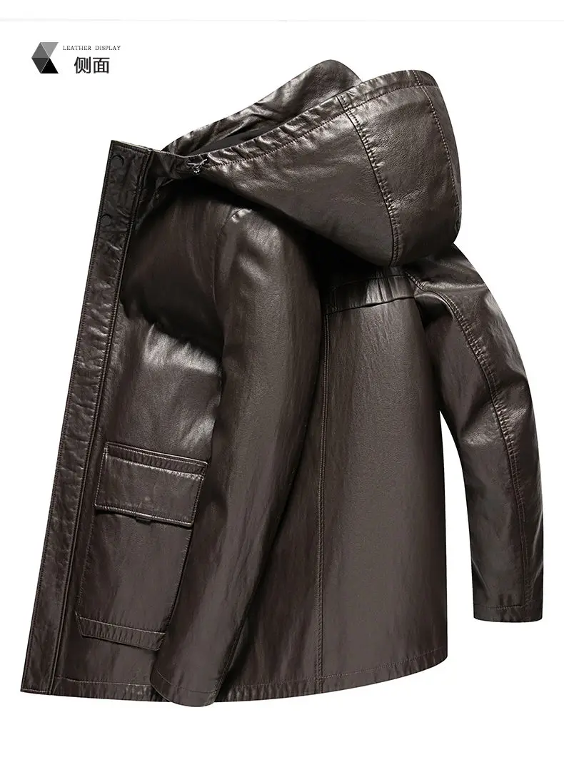 Men's Genuine Leather Jacket Hooded Down Jacket Coat Man Sheepskin Coat Windbreaker Male Winter Puffer Jacket Men Duck Down Coat 15 Mallzona Sada2400b8bcf4b95a1200c3c90ab6f22d Men's Genuine Leather Jacket Hooded Down Jacket Coat Man Sheepskin Coat Windbreaker Male Winter Puffer Jacket Men Duck Down Coat Mallzona