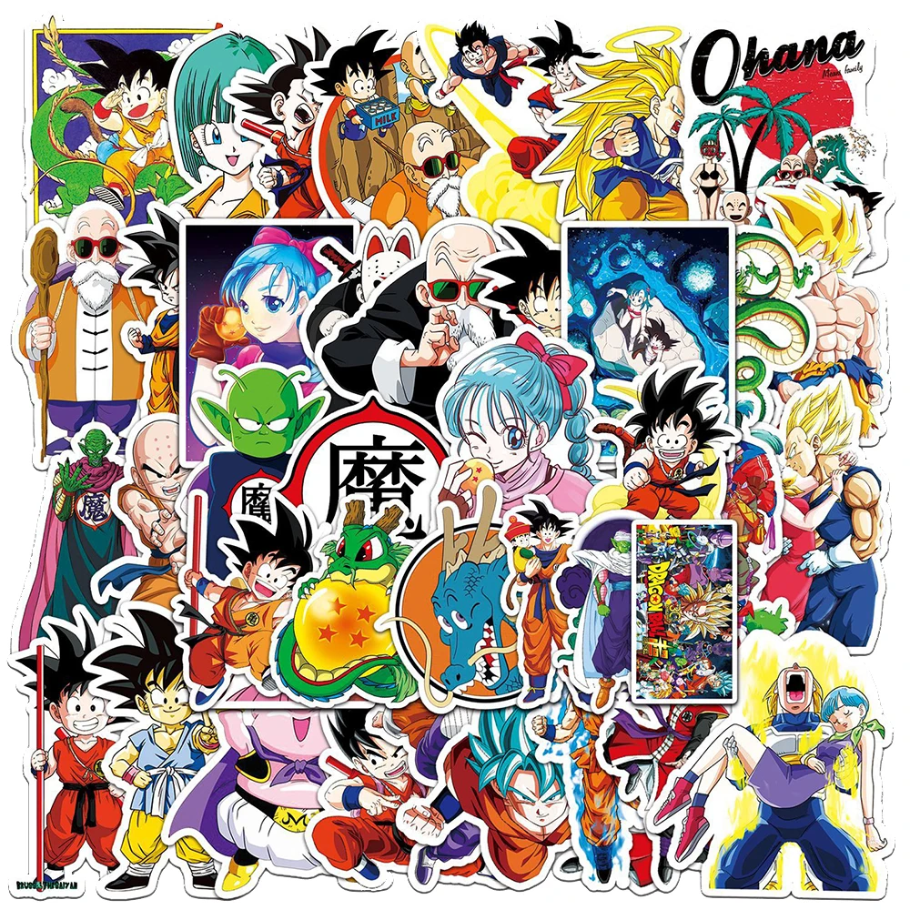 10/30/50pcs Dragon Ball Cartoon Stickers Decals for Motorcycle Guitar Laptop Diary Cool Anime Waterproof Sticker Kid Classic Toy
10/30/50pcs Dragon Ball Cartoon Stickers Decals for Motorcycle Guitar Laptop Diary Cool Anime Waterproof Sticker Kid Classic Toy