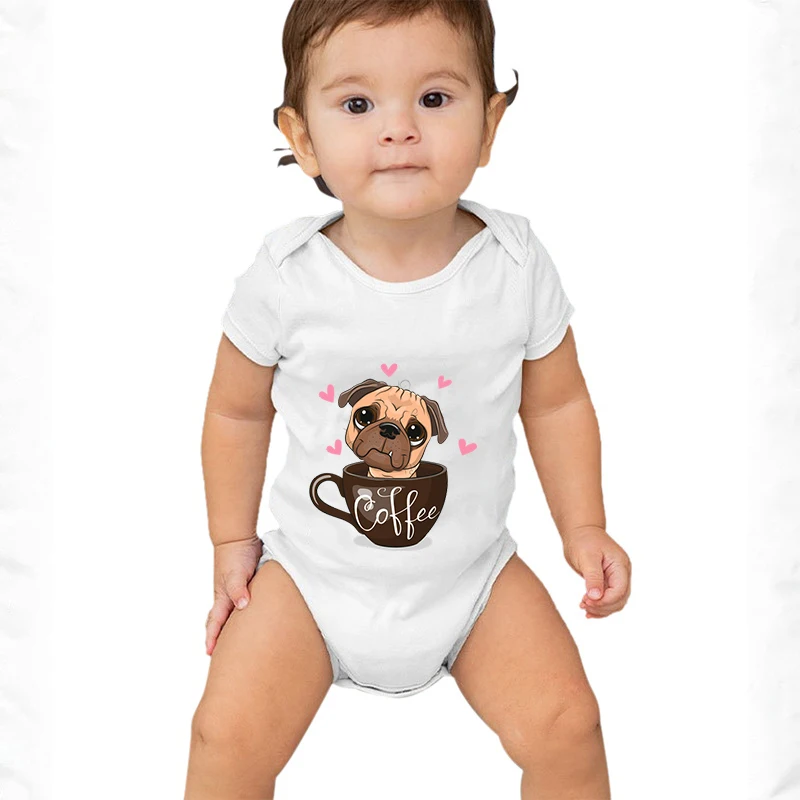 The Puppy in The Coffee Cup Graphics Bodysuits Cartoon Baby Clothing Sets Cotton Boy Girl Romper Short Sleeve Newborn Jumpsuit
The Puppy in The Coffee Cup Graphics Bodysuits Cartoon Baby Clothing Sets Cotton Boy Girl Romper Short Sleeve Newborn Jumpsuit