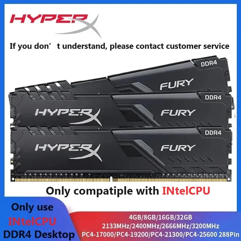 ОЗУ HyperX Fury DDR4 для настольного компьютера, 4 ГБ, 8 ГБ, 16 ГБ, 2400 МГц, 2666 МГц, 3200 контактов
ОЗУ HyperX Fury DDR4 для настольного компьютера, 4 ГБ, 8 ГБ, 16 ГБ, 2400 МГц, 2666 МГц, 3200 контактов