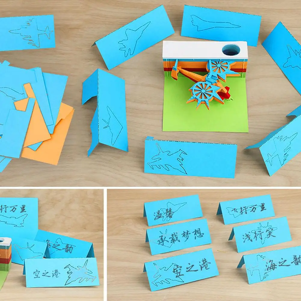 Helicopter Model 3D Notepad 2024 Memo Pad Block Notes Design Novelty Paper Accessories Hary Gift Note Stationery Z9O1
Helicopter Model 3D Notepad 2024 Memo Pad Block Notes Design Novelty Paper Accessories Hary Gift Note Stationery Z9O1