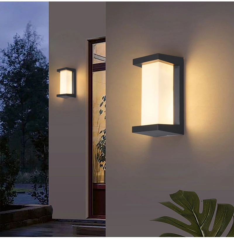 

Outdoor LED Wall Lamp IP65 Waterproof Suitable For Porch, Corridor, Balcony, Courtyard Landscape Lighting Fixtures