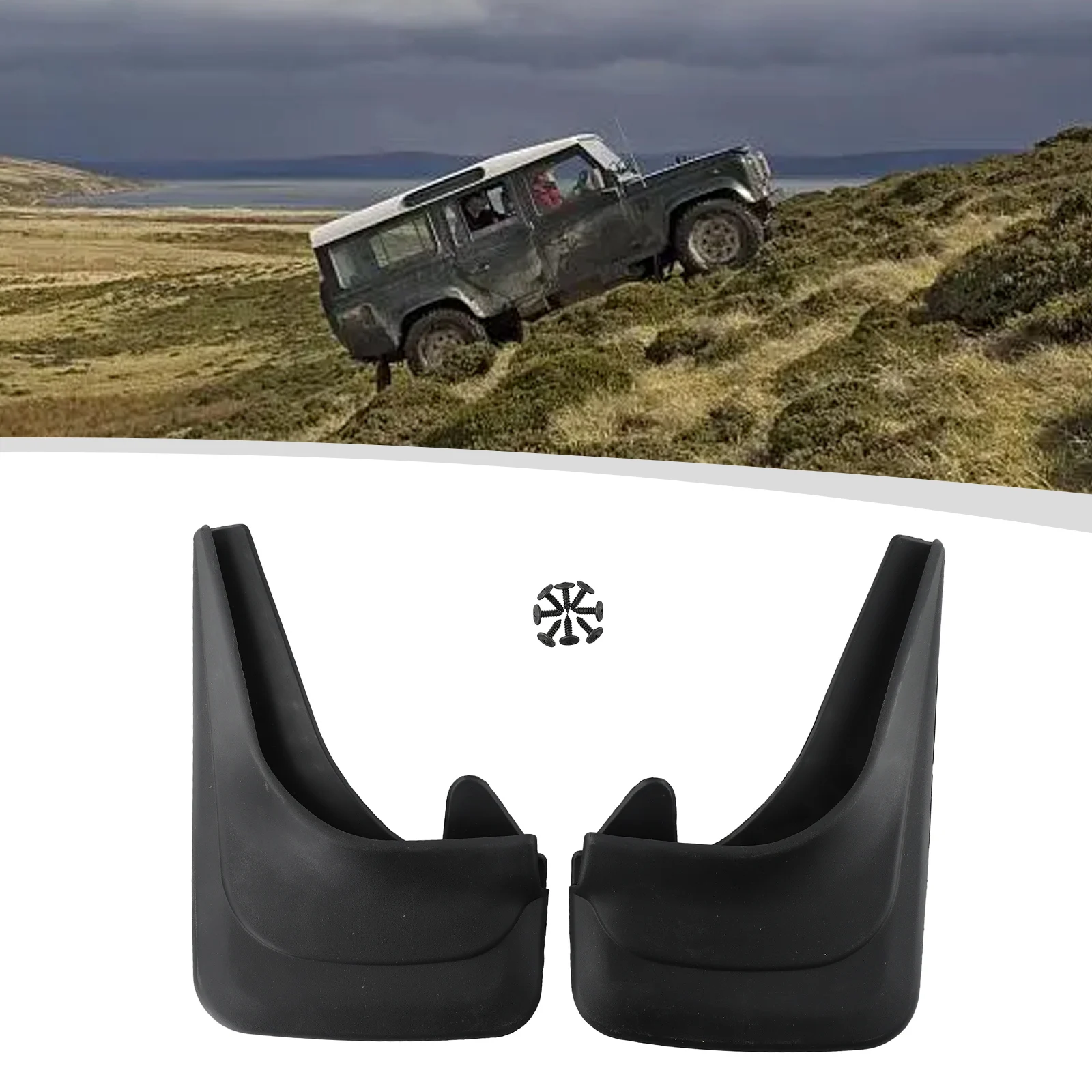 2pcs Car Mudguards Mud Flaps For Off-road Vehicle Universal Mudguard Splash Guards Fender Mudflaps Accessories
2pcs Car Mudguards Mud Flaps For Off-road Vehicle Universal Mudguard Splash Guards Fender Mudflaps Accessories