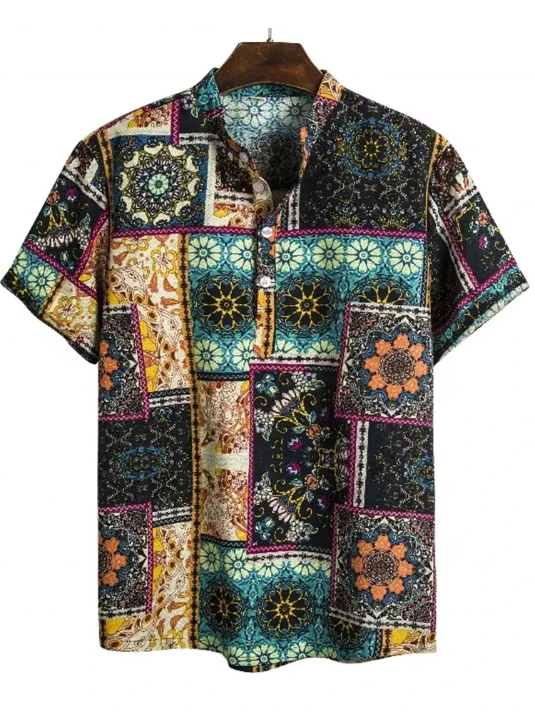 Summer Hot Sale Wholesale Loose Shirt Beach Oversize Cotton Mens Floral Hawaiian Shirts Polo Blank Embroidered High Quality
Summer Hot Sale Wholesale Loose Shirt Beach Oversize Cotton Mens Floral Hawaiian Shirts Polo Blank Embroidered High Quality