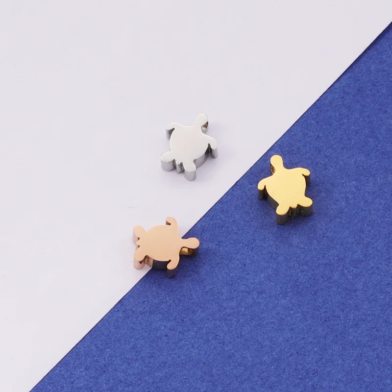 5Pcs Turtle Stainless Steel Charms Sea Turtle Pendant Kawaii Charm DIY Accessories Bracelet Necklace Jewelry Making Supplies
5Pcs Turtle Stainless Steel Charms Sea Turtle Pendant Kawaii Charm DIY Accessories Bracelet Necklace Jewelry Making Supplies