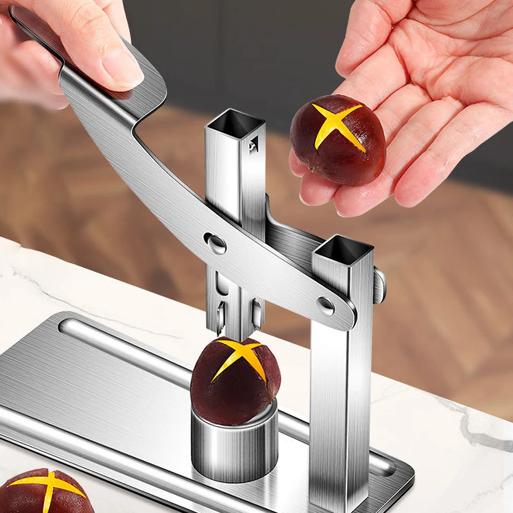 1 Pcs Chestnut Opener Stainless Steel Press Nut Cracker Multifunctional Pecans Walnut Pliers Chestnut Clip Kitchen Tools
1 Pcs Chestnut Opener Stainless Steel Press Nut Cracker Multifunctional Pecans Walnut Pliers Chestnut Clip Kitchen Tools