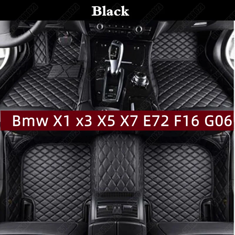 

Custom Car Foot Mats for Bmw X5 E53 E70 X1 E84 F48 X7 G07 X6 X2 X4 E71 E72 F16 G06 F26 G02 X3 E83 F25 G01 SUV Floor Mat Carpet