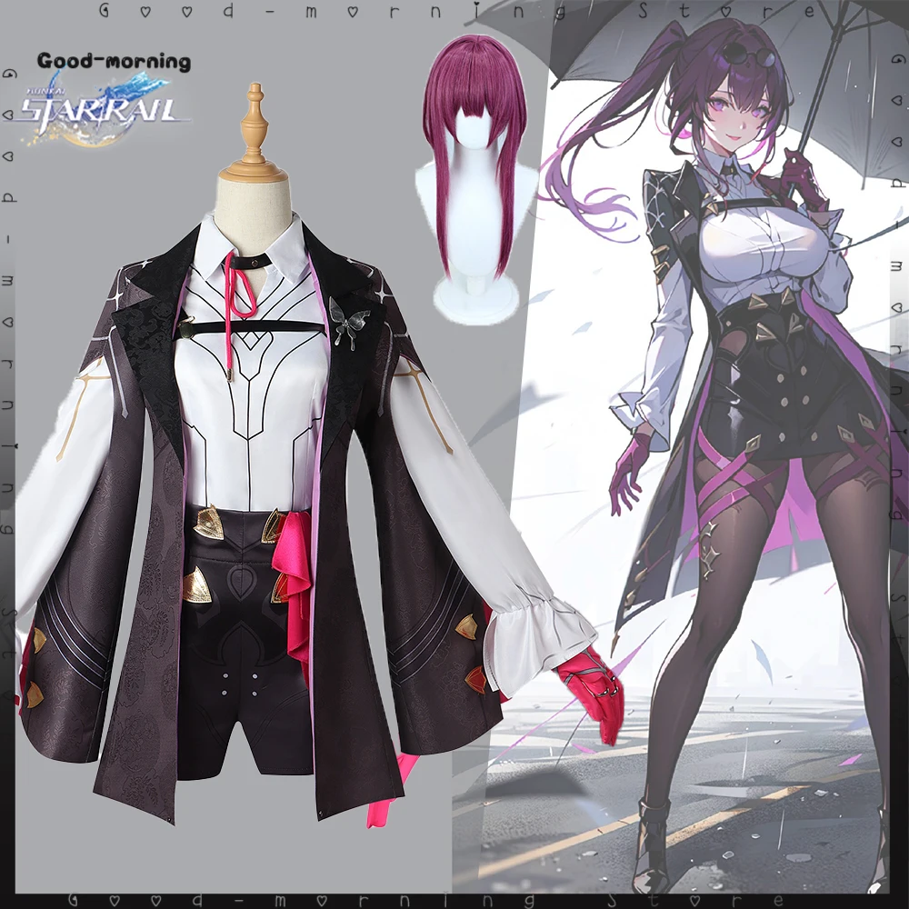 Game Honkai: Star Rail Kafka Cosplay Anime Costume Lovely Sweet Combat Uniform Women Halloween Party Role Play Clothing Outfit
Game Honkai: Star Rail Kafka Cosplay Anime Costume Lovely Sweet Combat Uniform Women Halloween Party Role Play Clothing Outfit