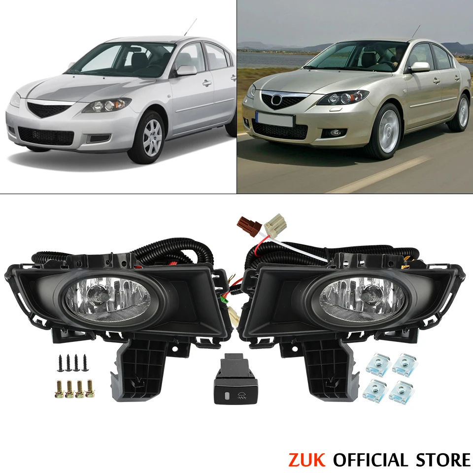 ZUK Car Additional Front Bumper Fog Light Set For Mazda 3 M3 BK Sedan Facelist 2007 2008 Foglight Foglamp Reflector Lamp Kit
ZUK Car Additional Front Bumper Fog Light Set For Mazda 3 M3 BK Sedan Facelist 2007 2008 Foglight Foglamp Reflector Lamp Kit