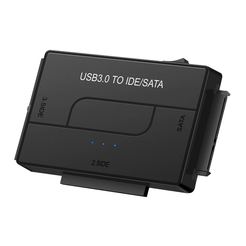 SATA Combo USB IDE SATA Adapter Hard Disk SATA To USB3.0 Data Transfer Converter For 2.5/3.5/5.25 Optical Drive
SATA Combo USB IDE SATA Adapter Hard Disk SATA To USB3.0 Data Transfer Converter For 2.5/3.5/5.25 Optical Drive