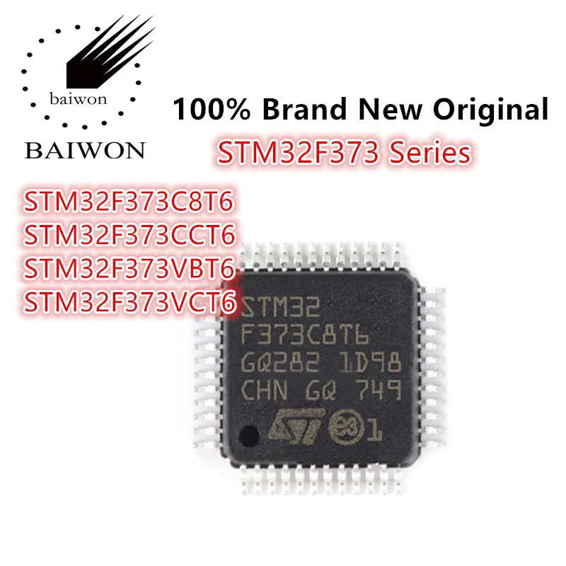 STM32F373 Series STM32F373C8T6 STM32F373CCT6 STM32F373VBT6 32F373VCT6 Microcontroller IC Chip
STM32F373 Series STM32F373C8T6 STM32F373CCT6 STM32F373VBT6 32F373VCT6 Microcontroller IC Chip