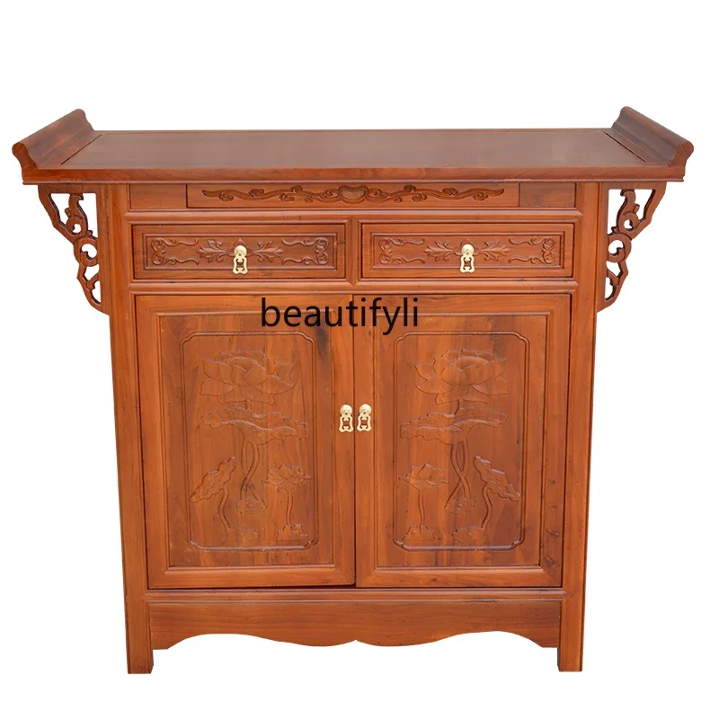 Household Altar Buddha Statue Simple Modern Guan Gong God of Wealth Worship Incense Burner Table Solid Wood Buddha Cabinet
Household Altar Buddha Statue Simple Modern Guan Gong God of Wealth Worship Incense Burner Table Solid Wood Buddha Cabinet