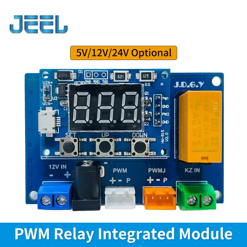 Laser PWM Power Adjustment Module Duty Cycle Adjustment with Relay Control Adjustable
Laser PWM Power Adjustment Module Duty Cycle Adjustment with Relay Control Adjustable