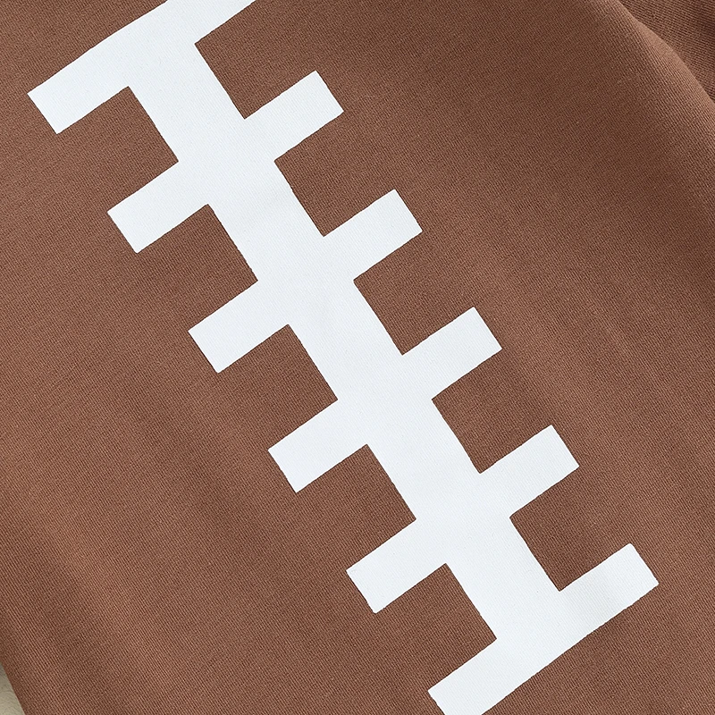 SHUING Newborn Infant Baby Boy Girl Football Outfit Jersey Long Sleeve Crewneck Jumpsuit Fall Winter Clothes
SHUING Newborn Infant Baby Boy Girl Football Outfit Jersey Long Sleeve Crewneck Jumpsuit Fall Winter Clothes