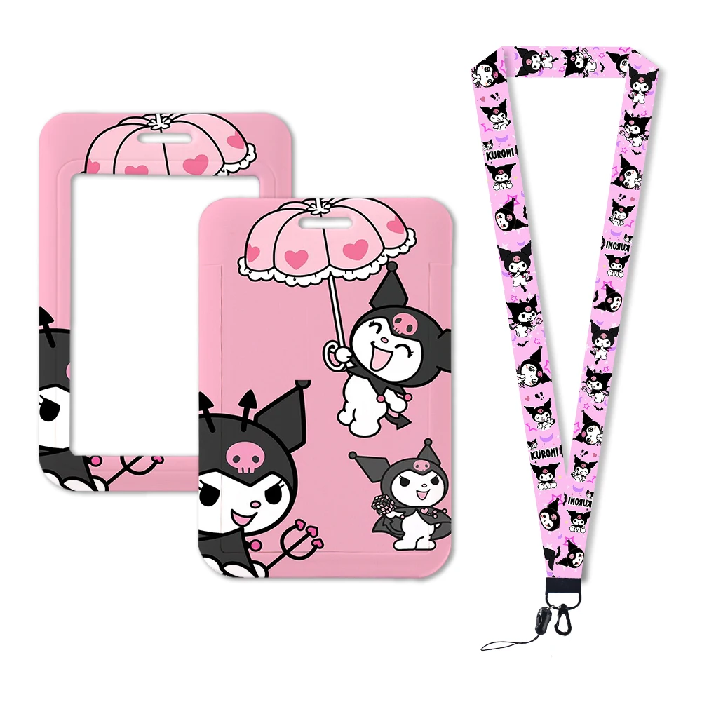 Cute Kuromi ID Card Holder Neck Strap Pendant Girls Sanrio Door Badge Holder Lanyards Keychain Women Work Credential Case Gift
Cute Kuromi ID Card Holder Neck Strap Pendant Girls Sanrio Door Badge Holder Lanyards Keychain Women Work Credential Case Gift
