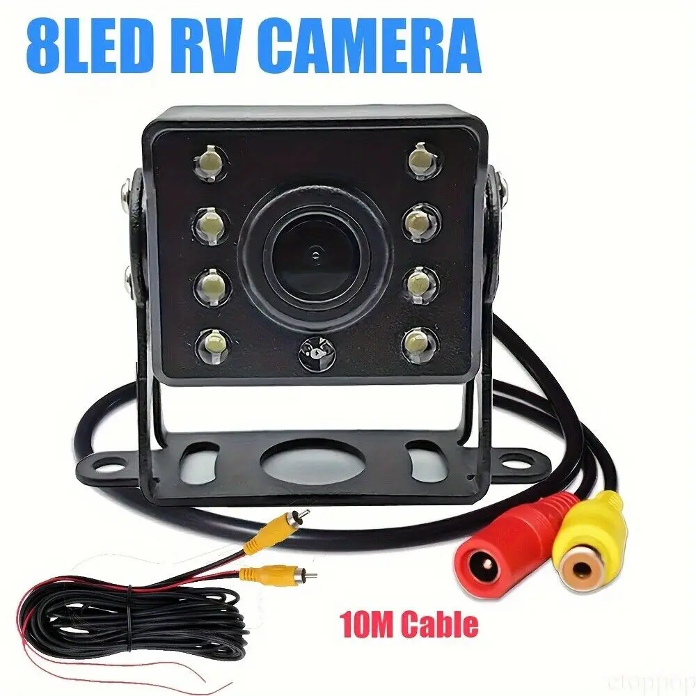 8LED Rear View Reversing Camera AV Cable Wire for Pickup Trucks Cars SUVs Perfect Angle Night Vision IP69 Rated Waterproof
8LED Rear View Reversing Camera AV Cable Wire for Pickup Trucks Cars SUVs Perfect Angle Night Vision IP69 Rated Waterproof