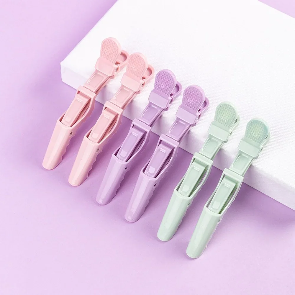 6pcs Plastic Hair Clip Hairdressing Clamps Claw Section Alligator Clips Barber Crocodile Clips Hairpin Salon Styling Accessories
6pcs Plastic Hair Clip Hairdressing Clamps Claw Section Alligator Clips Barber Crocodile Clips Hairpin Salon Styling Accessories