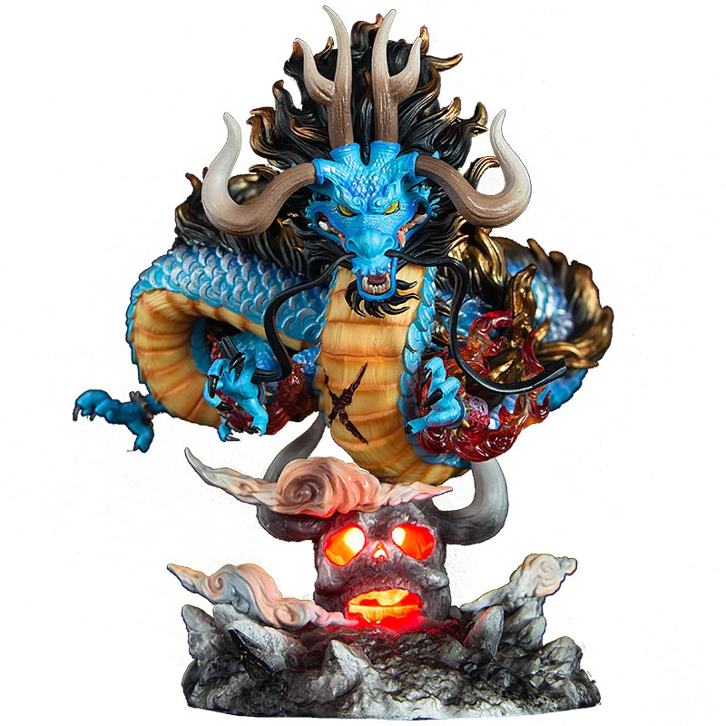 One Piece Kaidou Beastly Dragon Form Scene Anime Action Figures 21cm Pvc Statue Toy Light Up Collection Model Kids Toys Gifts
One Piece Kaidou Beastly Dragon Form Scene Anime Action Figures 21cm Pvc Statue Toy Light Up Collection Model Kids Toys Gifts