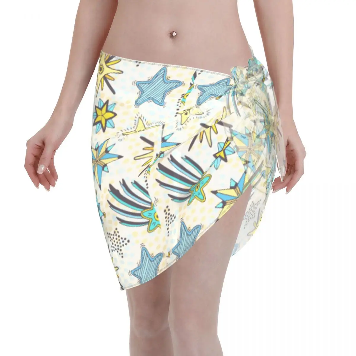 Starfish Undersea Pattern Short Sarongs Swimsuit Coverups Women Sexy Short Skirt Beach Bikini Wrap
Starfish Undersea Pattern Short Sarongs Swimsuit Coverups Women Sexy Short Skirt Beach Bikini Wrap