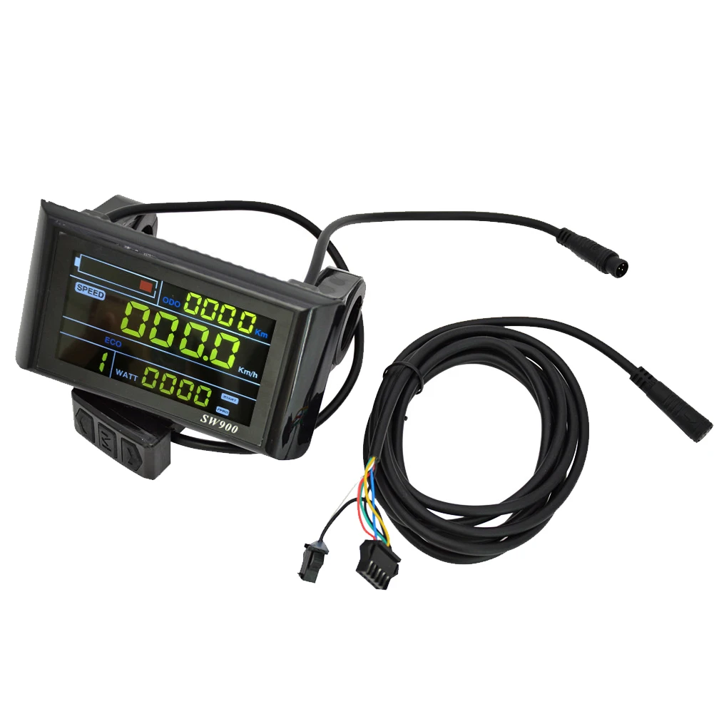 E-bike SW900 LCD Display Speed Control Panel 24-60V 5/6pin Adapter Cable Electric Scooter Bicycle LCD Display Cycling Accessory
E-bike SW900 LCD Display Speed Control Panel 24-60V 5/6pin Adapter Cable Electric Scooter Bicycle LCD Display Cycling Accessory